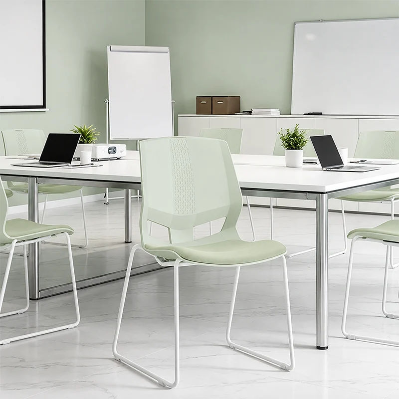Scandinavian Minimalist Desk Chair: Ergonomic Training Chair - INS-Style Back Chair For Home Office