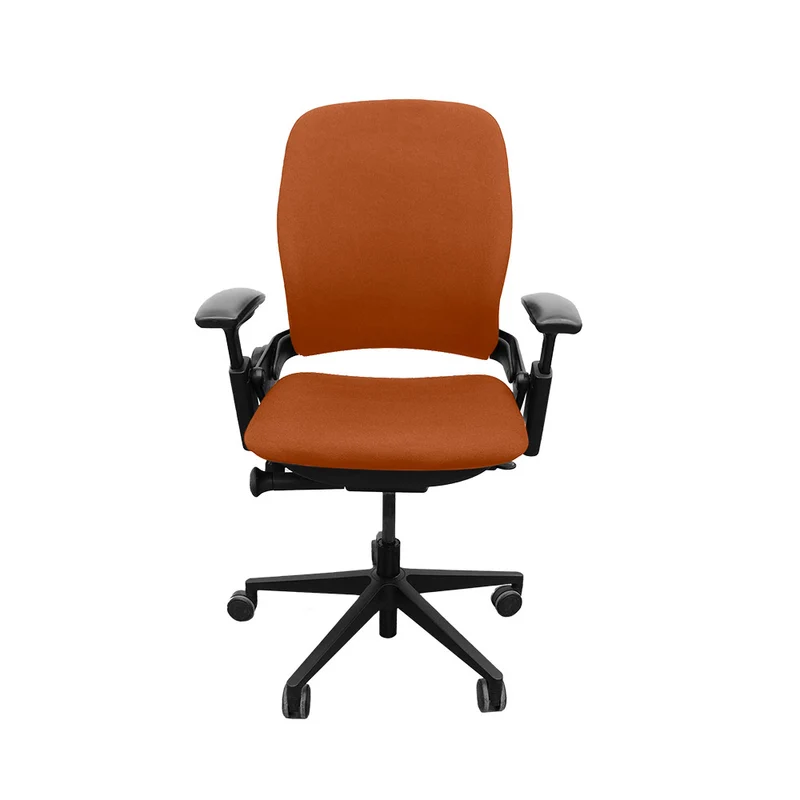 Steelcase: Leap V2 Office Chair - Tan Leather - Refurbished