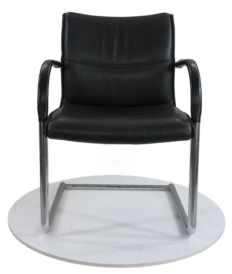 Kusch & Co: Leather Meeting Chair - Refurbished