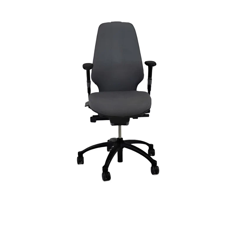 RH Logic: 400 Gray High Back Ergonomic Office Chair - Refurbished