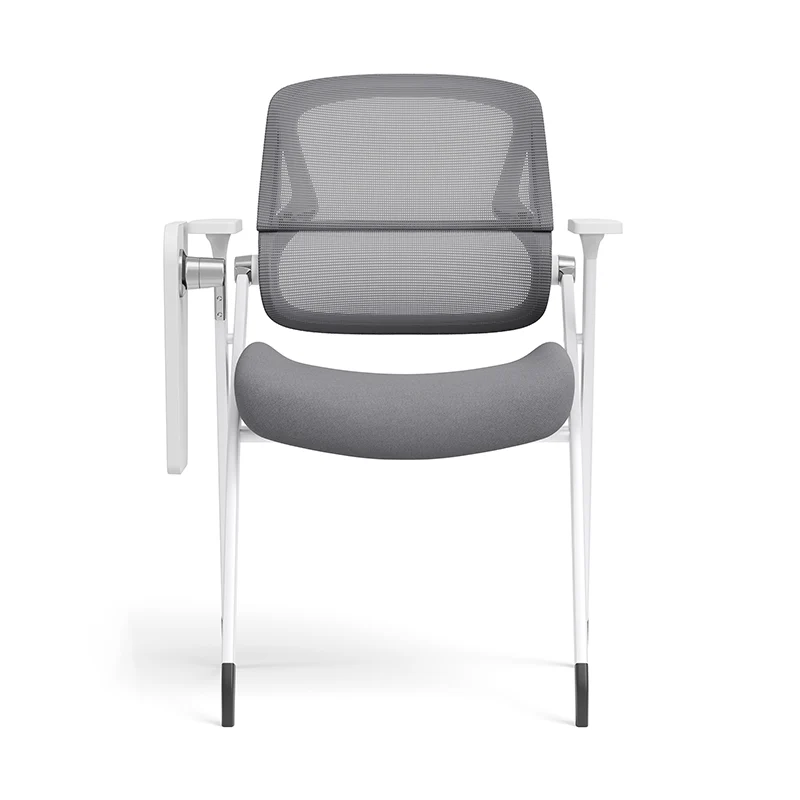 Modern Conference Office Chair With Writing Board - Space Saving Folding Training Desk Chair For Home Office