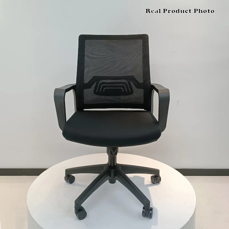 Modern Ergonomic Mid Back Mesh Office Chair - Rectangular Lumbar Support Reclining Tilt Desk Chair For Home Office