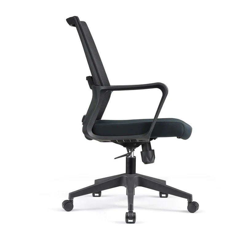 Modern Ergonomic Mid Back Mesh Office Chair - Rectangular Lumbar Support Reclining Tilt Desk Chair For Home Office