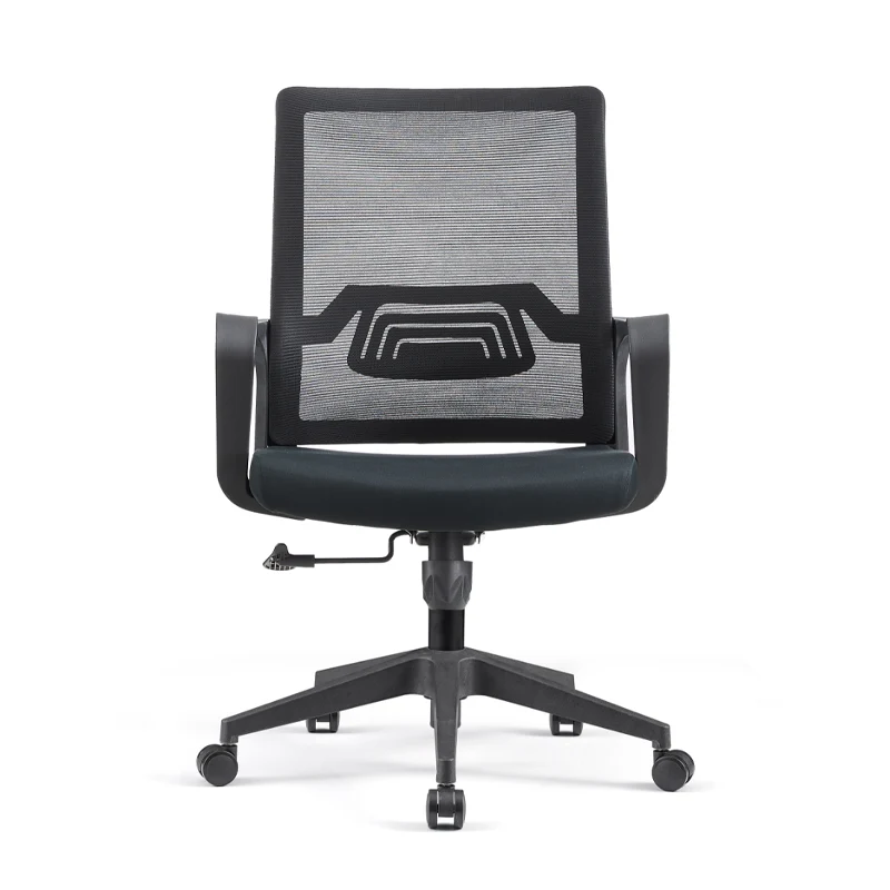 Modern Ergonomic Mid Back Mesh Office Chair - Rectangular Lumbar Support Reclining Tilt Desk Chair For Home Office