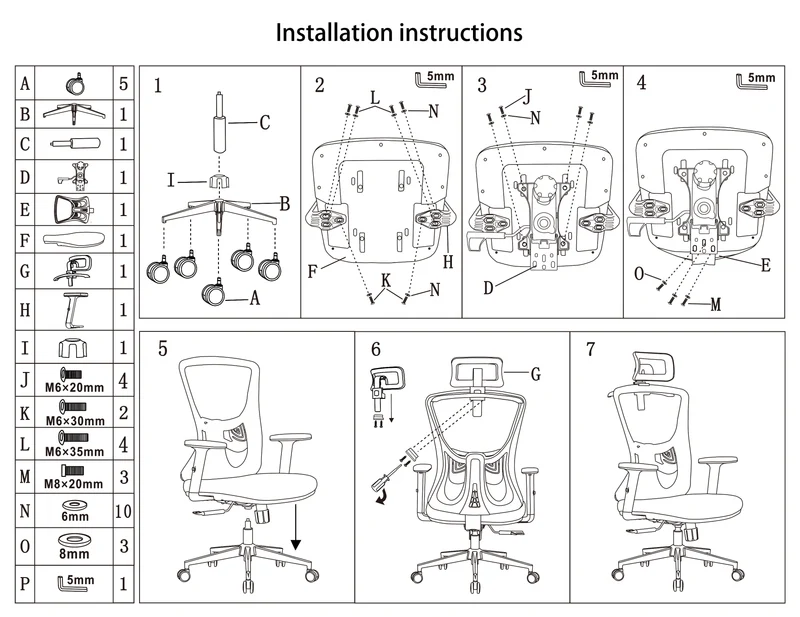 Modern Minimalist High-Back Mesh Executive Chair - High-Load Electroplated Base & Silent Casters Ergonomic Office Chair For Home Office