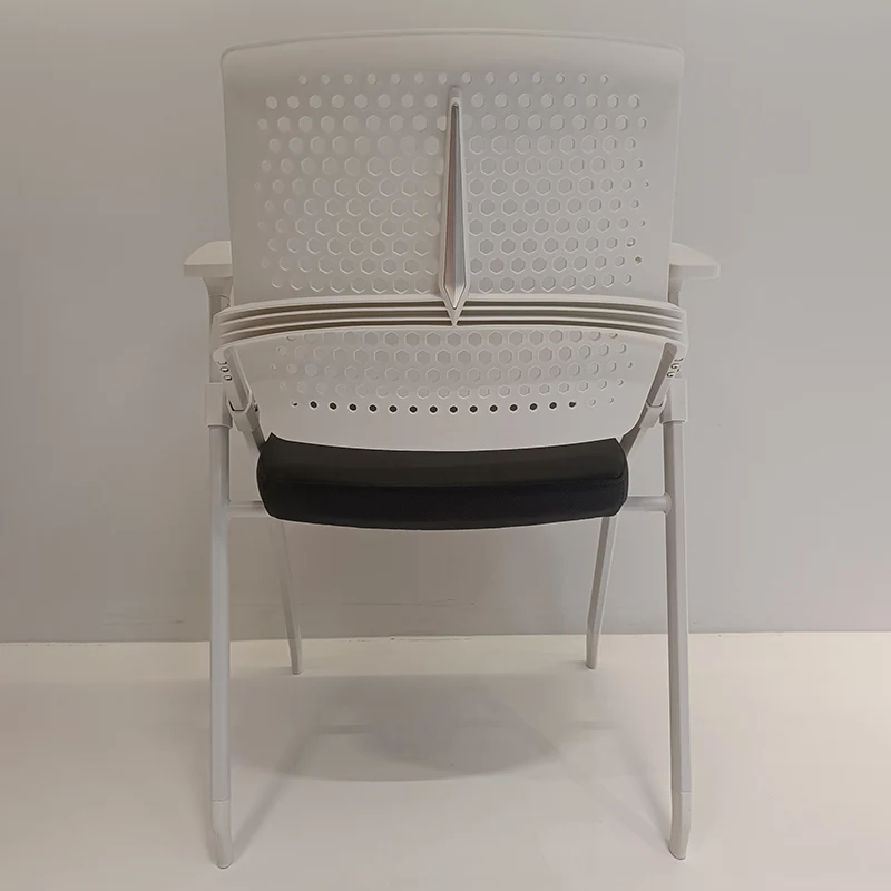 Modern Ergonomic Breathable Mesh Seat High Density Foam Meeting Chair - Rectangular Foldable Training Chair Space Saving Design For Home Office