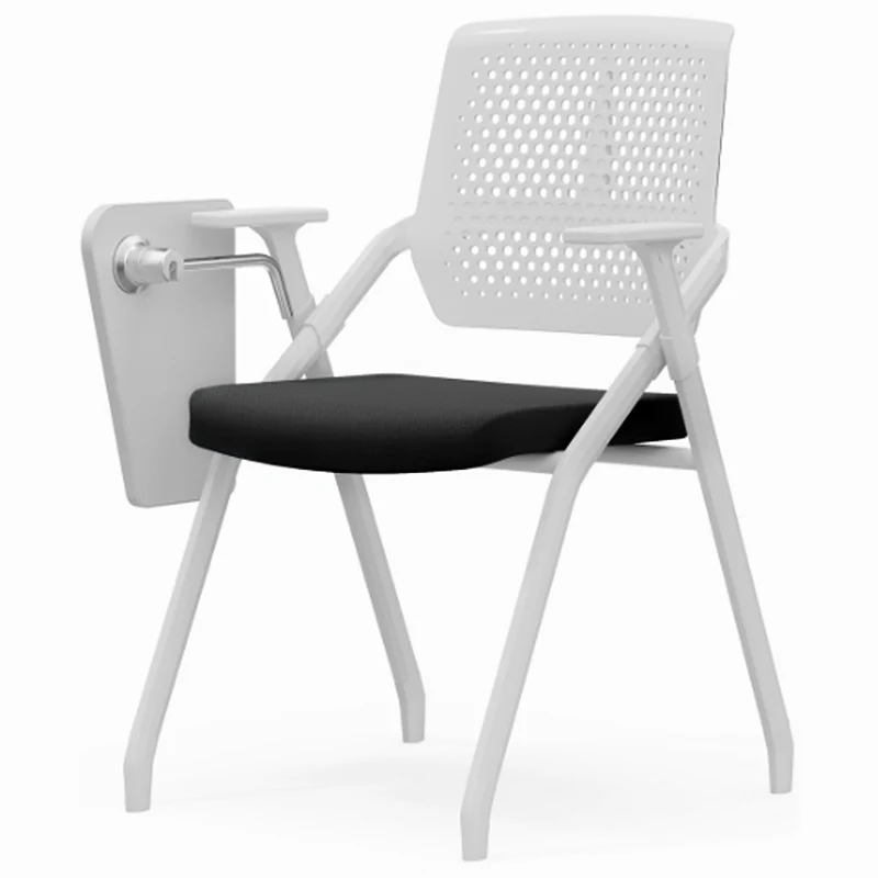 Modern Multi-Functional Space Saving Design Folding Office Chair - Rectangular Stackable Writing Board Desk Chair For Home Office