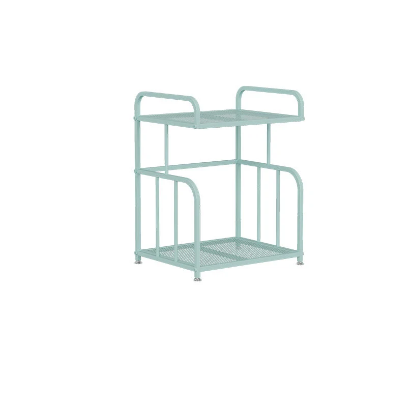 Modern Minimalist Trapezoid Iron Lightweight Storage Shelf 2/3-Layer For Home Office