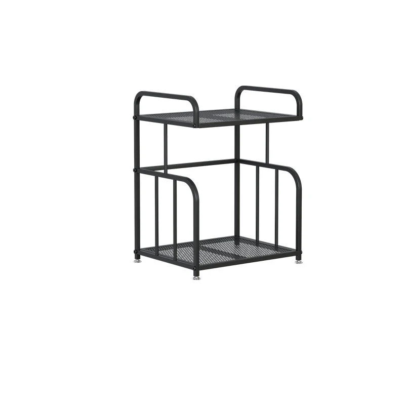 Modern Minimalist Trapezoid Iron Lightweight Storage Shelf 2/3-Layer For Home Office