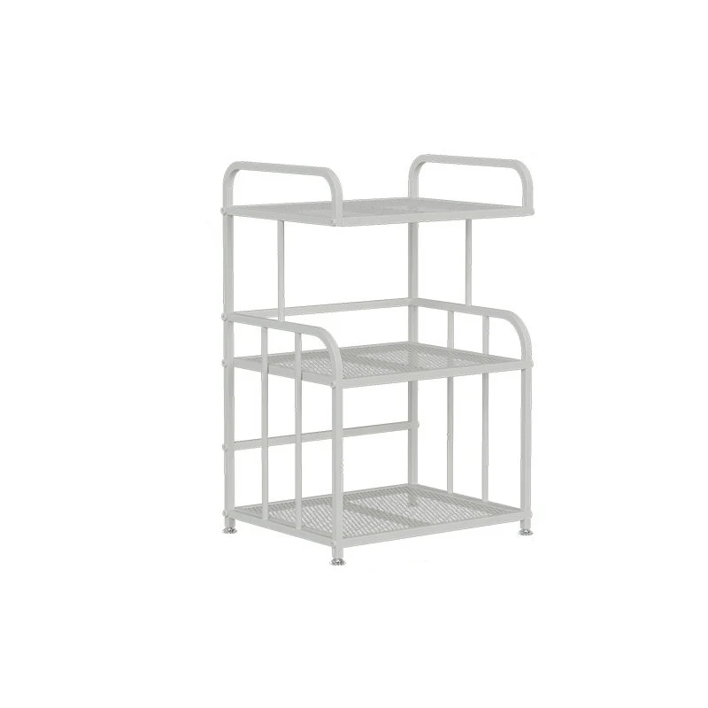 Modern Minimalist Trapezoid Iron Lightweight Storage Shelf 2/3-Layer For Home Office